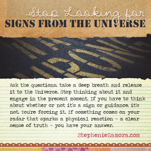 Stop Looking for Signs From the Universe