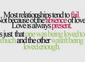 Sooooo true; key to long lasting relationships is to love equally