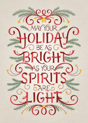 ... holiday be as bright as your spirits quote light christmas holiday