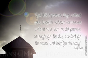 Tears and Rain pictures and quotes | rain, but He did promise strength ...