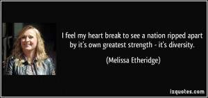 feel my heart break to see a nation ripped apart by it's own ...