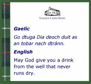 Scottish proverb in Gaelic and English. I love this one. http ...
