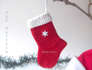 Free Pattern Crochet Christmas Stocking Easy Patterns