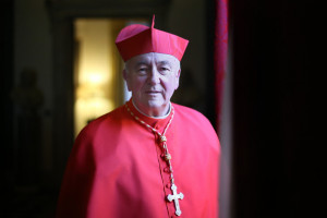 Vincent Nichols New Cardinal Vincent Nichols poses for photographs at