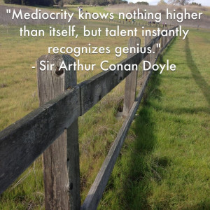Quote of the Day: Sir Arthur Conan Doyle on Genius Recognizing Genius