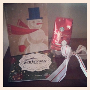 Christmas gift idea. Pair Christmas Coffee Table Quotes with Starbucks ...