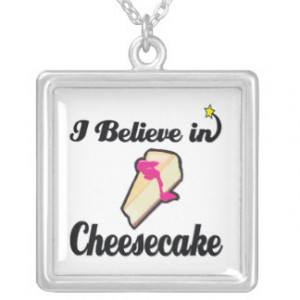 believe in cheesecake pendant
