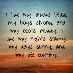 Country Girl and Redneck Quotes
