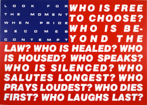 Art by Barbara Kruger