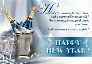 Happy New Year wishes and quotes photo and SMS...