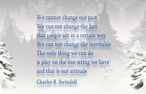 Cannot Change Our Past Can...