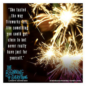The Beginning of Everything | Robyn Schneider | Quote Graphics