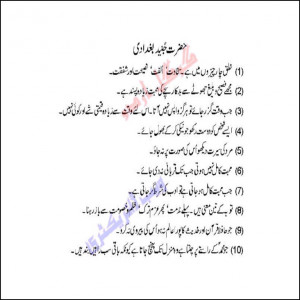 Aqwal-e-Zareen (Wise Sayings)