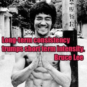 Long term consistency trumps short term intensity