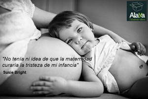 ... de que la maternidad curaría la tristeza de mi infancia