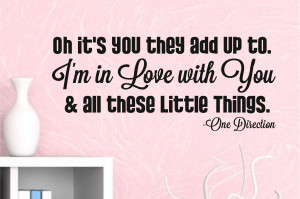 Lyrics Quotes One Direction One direction - little things