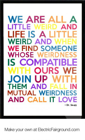 dr seuss quotes | Dr. Seuss Framed Quote