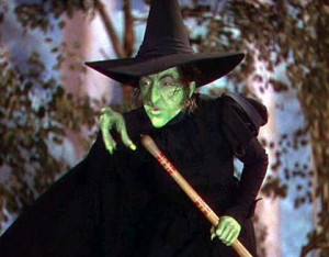 ... of Oz - The evil witch warns Scarecrow and Tin Man not to help Dorothy
