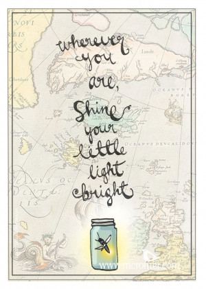 For marlenestein -Shine your little light bright - Travel Map firefly ...