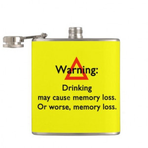 Funny Warning Quote Flask #flask #humor