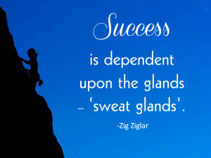 Success is dependent upon the glands