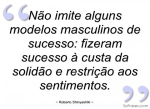 não imite alguns modelos masculinos de citacao