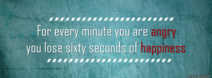 Download Every minute angry fb cover photo - Facebook cover with quote