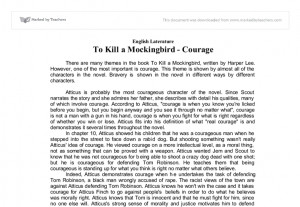 quotes from to kill a mockingbird with page numbers courage in to kill ...