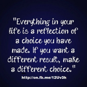 Its all about the CHOICES we make Daily!!