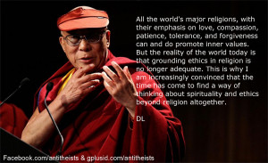 Infact, the Dalai Lama says to “Stay in your own religion and ...