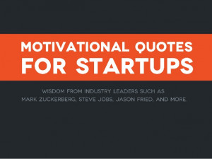 Motivational quotes for startups