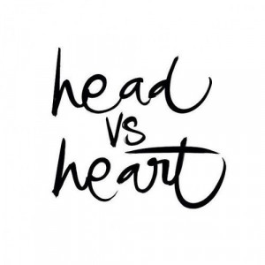 Head vs heart