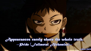 Anime quotes about the truth not being decieve by the appearance.