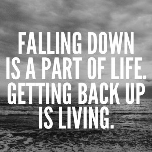 Get back up. #NoQuitMonday #potsc #tenacity