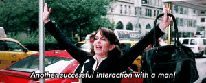 Lemon (Tina Fey) yelling ‘another successful interaction with a man ...