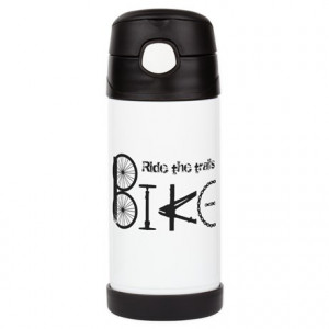 ... Insulated Drinkware > Ride the Trail Bike Graffiti quote Insulated
