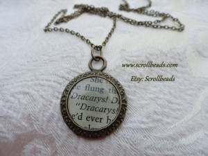Game of Thrones necklace quote 