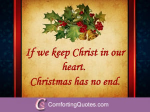 Short Religious Christmas Quote