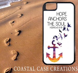 ... www.etsy.com/listing/155557435/hope-anchors-the-soul-beach-quote-apple