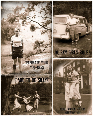 Just for Fun ~ Vintage Images with Empowering Messages for Girls