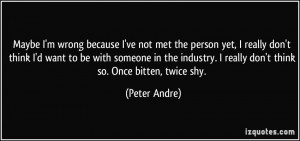 More Peter Andre Quotes