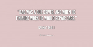 Inspirational Quotes For Bus Drivers