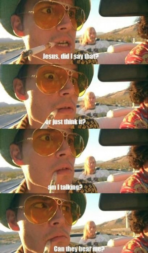 , Fear And Loathing In Las Vegas, Johnny Depp, Hunters, Laugh, Quotes ...