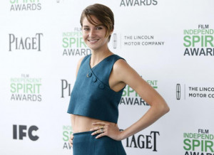 Shailene Woodley at the 2014 Film Independent Spirit Awards, which was ...
