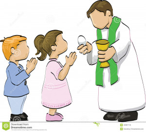 holy-communion-illustration-boy-girl-to-recieve-priest-40387716.jpg ...