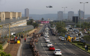 Nelson Mandela: Motorcade Takes Madiba's Body to Pretoria Union ...