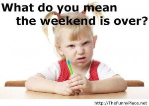 Weekend is over - Funny Pictures, Awesome Pictures, Funny Images and ...