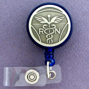 Registered Nurse Badge Reel - Affordable Nurse Gift Idea