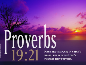 It is the Lord’s purpose that prevails
