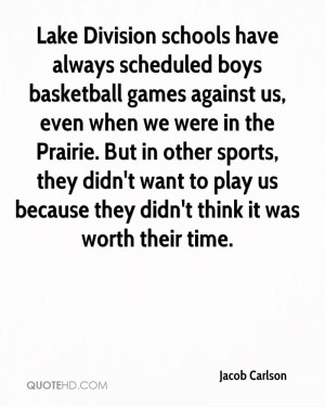Division schools have always scheduled boys basketball games against ...